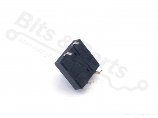 Microswitch push button (make contact) 12x12mm with cap white